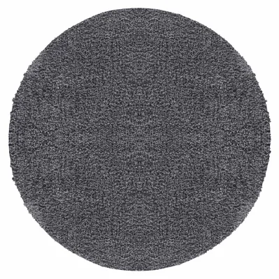 Obrázok produktu pre Teppium Koberec s vysokým vlasom Unicoloured Modern Shaggy Carpet Obývacia izba Fluffy Soft Cena kladivo, sivá, 80 cm Round