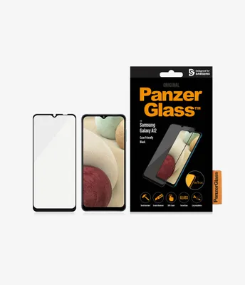 Produktbild von PanzerGlass Case Friendly Displayschutzfolie für das Samsung Galaxy A12 - Schwarz