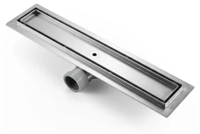 Produktbild von Edelstahl-Duschrinne GT01 für Duschkabine befliesbar - Länge wählbar, Länge Duschrinne:900mm