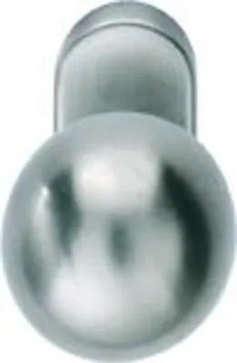 Produktbild von FSB Rahmentürknopf 0802 feststehend VA feinmatt 6204 ovale Rosette - 0 07 0802 22801 6204