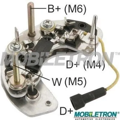 Produktbild von MOBILETRON Gleichrichter Lichtmaschine für LAND ROVER Defender SUV (L316) für FORD FIESTA III (GFJ) FIESTA II (FBD) ESCORT '86 Express (AVF)