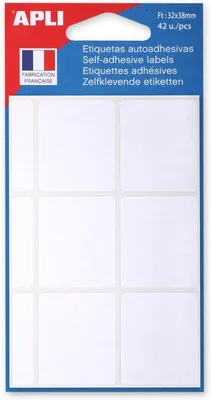 Obrázok produktu pre viacúčelové etikety agipa, 32 x 38 mm, biele