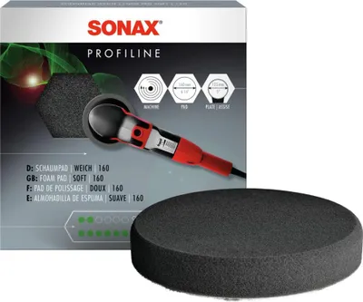 Produktbild von SONAX Polierpad 04932410 160mm 170mm 32mm 0,081kg 0,082kg