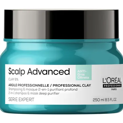 Produktbild von L'Oreal Professionnel Serie Expert Scalp Advanced 2-in-1 Maska oczyszczająca z glinką 2w1, 250ml