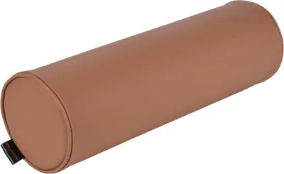 Produktbild von Nackenrolle mit Bezug aus Kunstleder, Knierolle, Lagerungsrolle für die Lagerung und Physiotherapie | 50 x 15cm | Nougat