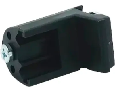 Produktbild von Klemmwinkel schwarz für SOLUNA Plissee Basic nach Maß