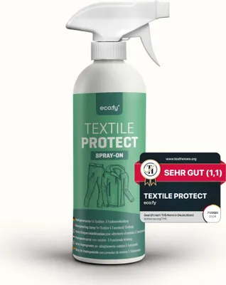 Produktbild von eco:fy Textil Imprägnierspray Imprägnierung Imprägniermittel Wetterschutz PFC-frei Versiegelung gegen Nässe und Schmutz Goretex Sympatex