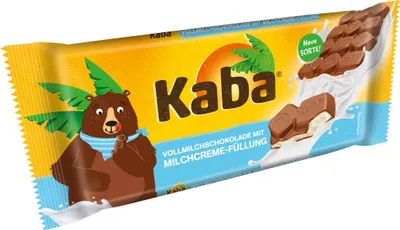 Zdjęcie produktu dla Baton z mlecznej czekolady Kaba z nadzieniem z mlecznego kremu opakowanie 90g