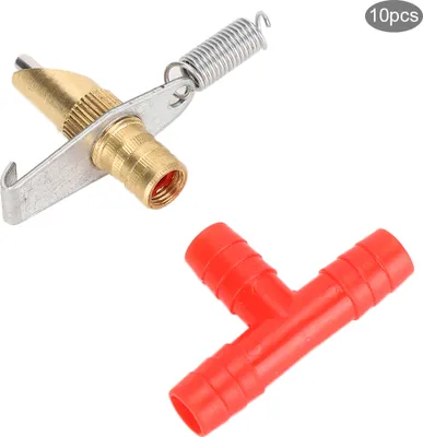 Produktbild von Kaninchen-Tränke, 10 Stück, Reinkupfer, selbstschließend, korrosionsbeständig, für Käfig