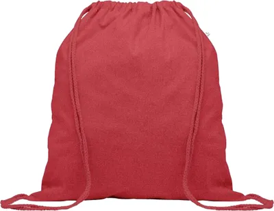 Produktbild von MidOcean - Turnbeutel "Cabetri Colour", Recycelte Baumwolle MO625 (Einheitsgröße) (Rot)