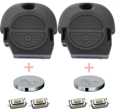 Produktbild von Schlüssel Gehäuse Set passend kompatibel mit Nissan Almera II Micra II Navara Primera P11 Terrano II X-Trail T30 Autoschlüssel Fernbedienung