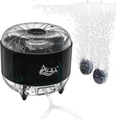 Aquarium-Sauerstoffpumpe, 960 l/h, 2 Auslässe, Y-Rohr