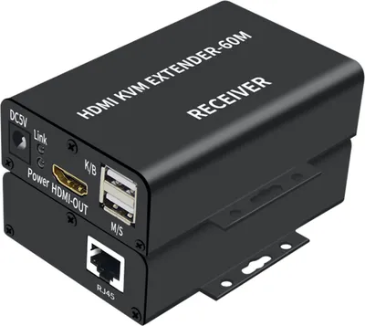 Immagine prodotto di Estensore KVM XYKJOBC HKE120 per 4K HDTV, HDMI ed Ethernet (portata fino a 60 m)