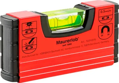Produktbild von Pocket Wasserwaage mit Magnet Maurerlob