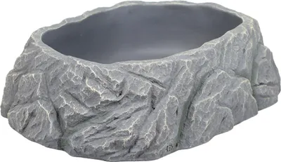 Produktbild von Terra Della Reptilien-Badeschale Big Bowl grau, Größe: L