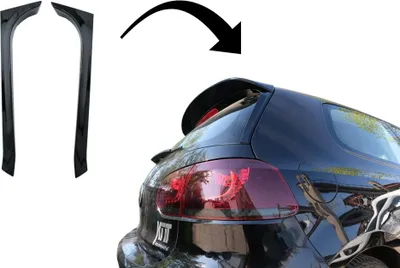 Image de Spoiler arrière de coffre pour VW Golf 6 GTI R MK6 2008-2012 Piano Black-.