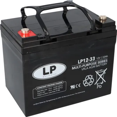 Obrázek produktu pro Olověná baterie Landport 12V 33Ah AGM NSA LP12-33 T6