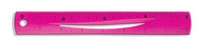 Obrázek produktu pro Elastické pravítko, 20 cm, růžové