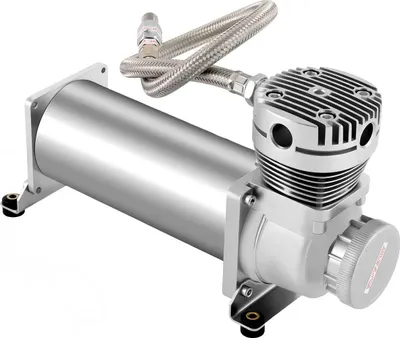 Immagine prodotto di Kit compressore d'aria - Compressore per veicoli - Pressione massima 200 psi - 12 V - 300 W - Per clacson auto e sospensioni pneumatiche - Giallo