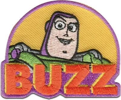Produktbild von Disney © Toy Story 4 Buzz Disney / Pixar - Aufnäher, Bügelbild, Aufbügler, Applikationen, Patches, Flicken, Größe: 6,5 x 5,2 cm