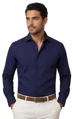 Produktbild von Eterna Hemd Modern Fit dunkelblau