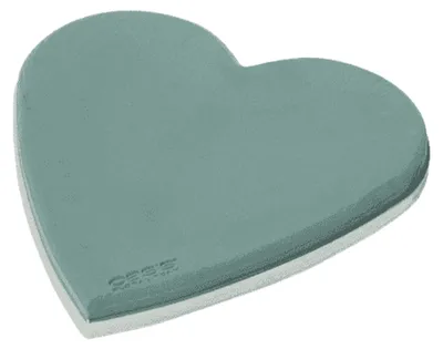 Produktbild von 2 Stück OASIS® ECObase® Deko-Herz 50 x 50 x 5 cm – Frischblumen-Steckschaum