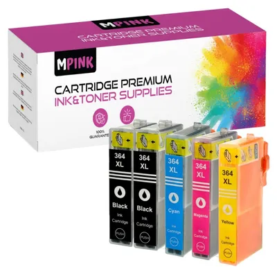 Produktbild von 5x Druckerpatronen für HP CB317EE CB323EE CB324EE CB325EE CMYKK Photosmart 5510 6510 C5324 D7680