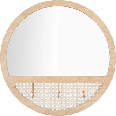 Produktbild von Mauro Ferretti Fuji Wandspiegel Ø 50x5 cm natur