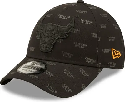 Produktbild von New Era 9Forty Snapback Cap Chicago Bulls Monogramm black