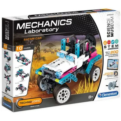 Obrázek produktu pro Clementoni Mechanics Laboratory Safari Pink 200Pcs 618`