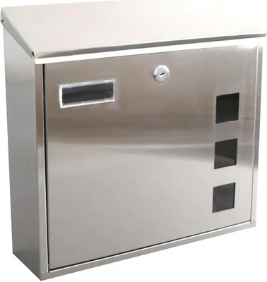 Image de boîte aux lettres 350x330x110mm acier inoxydable