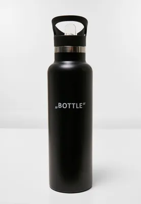 Produktbild von Lettered Survival Bottle black one size