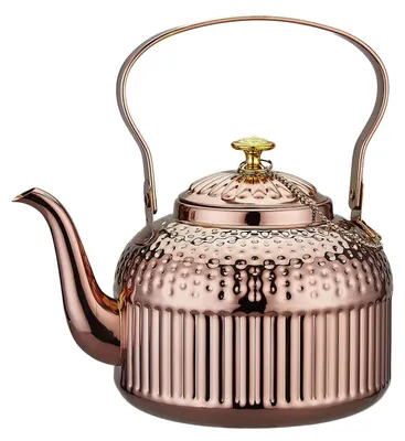 Zdjęcie produktu dla Elzusha - Czajnik ze stali nierdzewnej z zaparzaczem i w stylu vintage