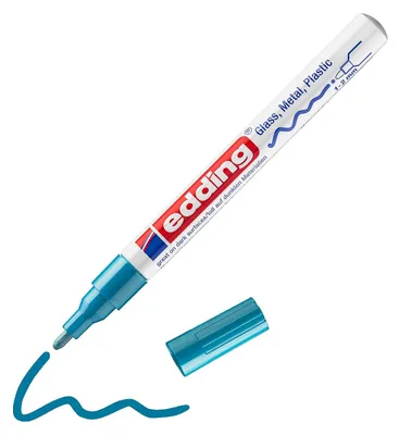 Zdjęcie produktu dla edding 751 farba błyszcząca marker jasnoniebieski
