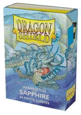 Produktbild von Dragon Shield Kleine Matte Turikos Kartenhüllen 60 Beutelchen Blau  Kinder Blau One Size