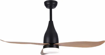 Produktbild von Deckenventilator mit Lampe EDM 33815 Kattegat Schwarz 15 W 18 W 2190 Lm
