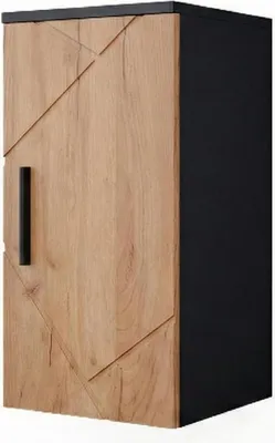 Produktbild von Badschrank Vicco Irma Goldkraft Eiche/Anthrazit 30 x 59 cm, Model 39457