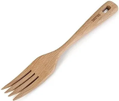 Obrázok produktu pre Ibili Malá drevená vidlička 15 cm Zlatá Zlatá Jedna veľkosť