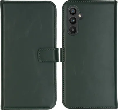 Produktbild von Selencia Echtleder Klapphülle Samsung Galaxy A34 (5G) - Grün