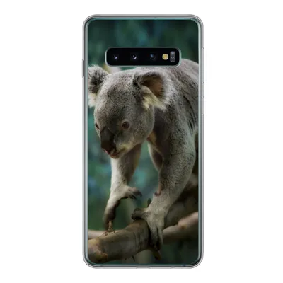 Produktbild von MuchoWow® Handyhülle Schutzhülle Hülle für Samsung Galaxy S10 Koala - Baum - Klettern - Kinder - Jungen - Mädchen Silikon Softcase Handy Hülle - Handytasche