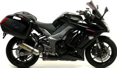 Obrázok produktu pre Sada výfukových tlmičov Arrow, s certifikátom ABE, kompatibilná s Kawasaki Z 1000 SX