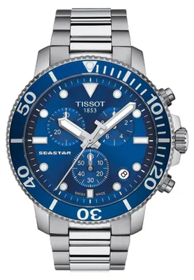 Immagine prodotto di Tissot Seastar 1000 45,5 mm Quadrante blu Cronografo 300 m