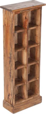 Produktbild von CD & Bücherregal "NATURE"  | 94x36 cm, braun | Holzregal