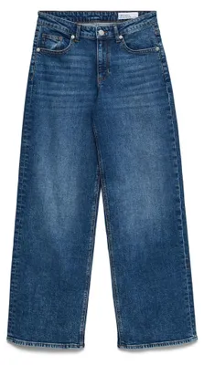Productafbeelding van VERO MODA damesjeans VMSANDIE - Stretch, mid-rise, wijde pasvorm