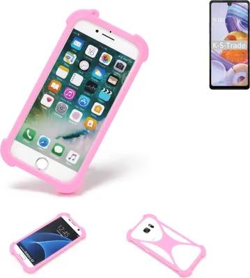 Produktbild von K-S-Trade Handy Hülle kompatibel mit LG Electronics Stylo 6 Schutz Hülle Bumper Silikon Schutz Hülle Cover Case Silikoncase Silikonbumper TPU