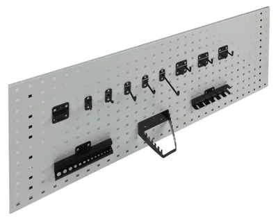 Produktbild von ADB Hakensatz/Werkzeughalter, 12 tlg., RAL 9005