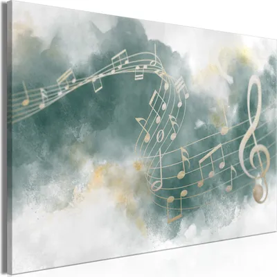 Image de Toile italienne - Melody of the Psalm (1 Part) Wide 90x60 cm Abstract i-C-0184-b-a