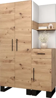 Produktbild von Garderobe ARTIN Set 6 mit gepolsterten Paneelen Industrial Design
