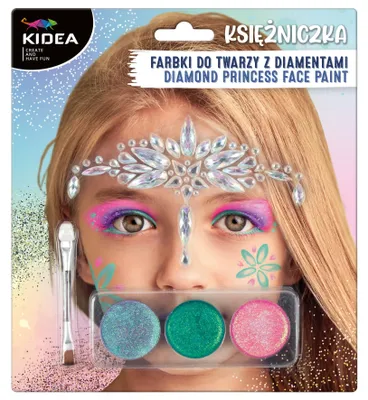 Produktbild von Schminkmalen Prinzessin Mit Diamanten Set