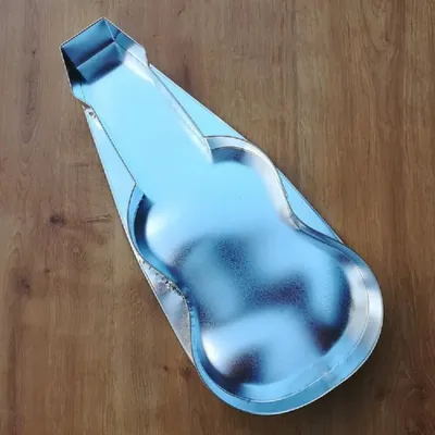 Produktbild von Backform verzinnt - Gitarre  Felcman Material:: Metal, Farbe:: Silber, Geschirrspülmaschine:: Nein